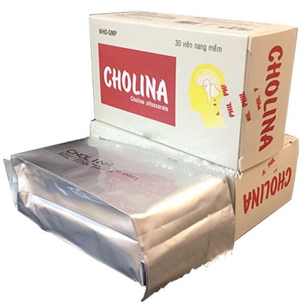 Hình ảnh Thuốc Cholina Phil hỗ trợ hồi phục sau tai biến mạch máu não (3 vỉ x 10 viên)