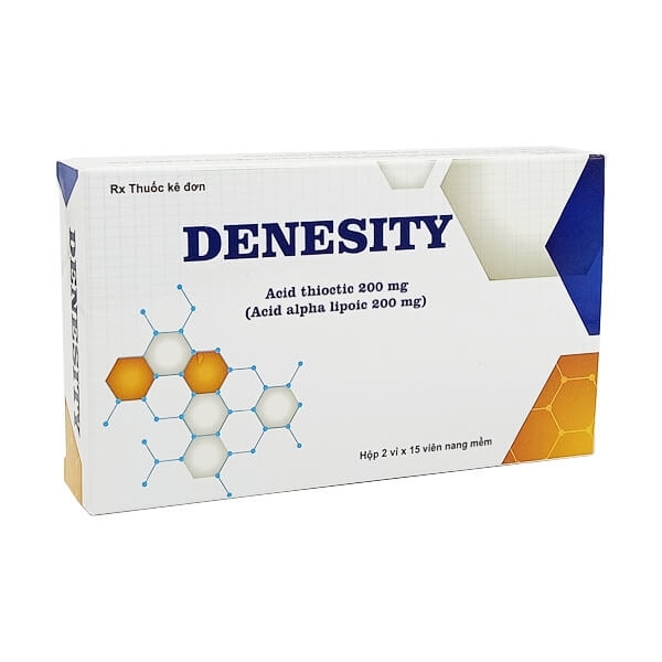 Hình ảnh Thuốc Denesity 200mg CPC1 Hà Nội điều trị các rối loạn cảm giác (2 vỉ x 15 viên)