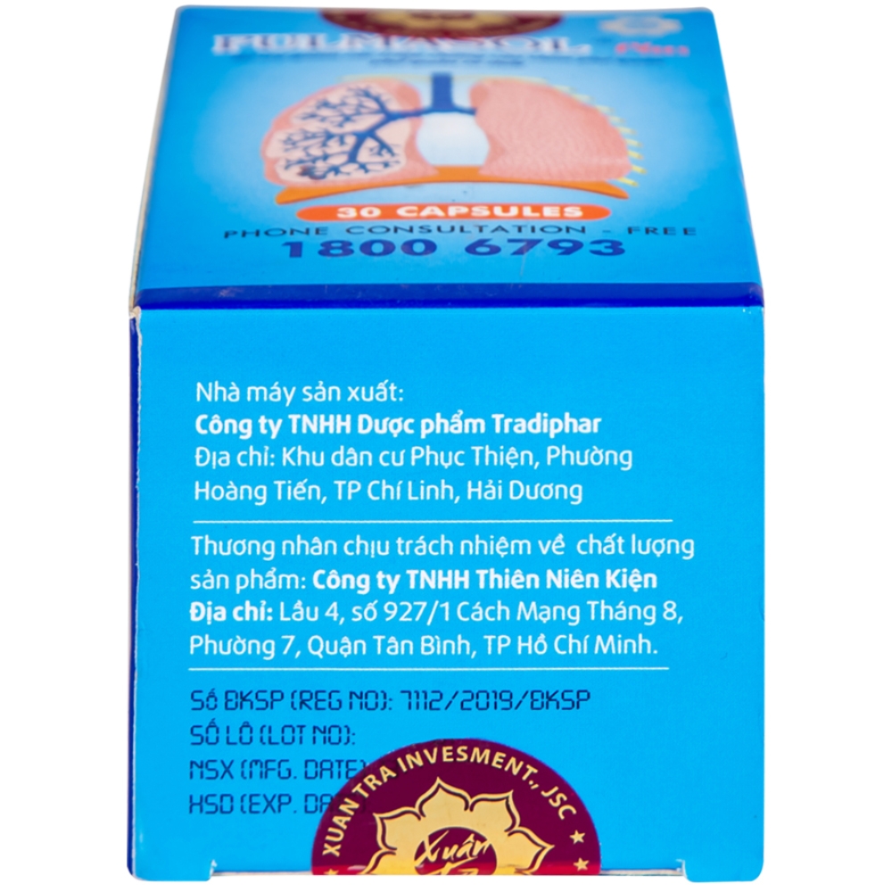 Hình ảnh Viên uống Pulmasol Plus Fuma hỗ trợ giảm ho, giảm đờm (30 viên)