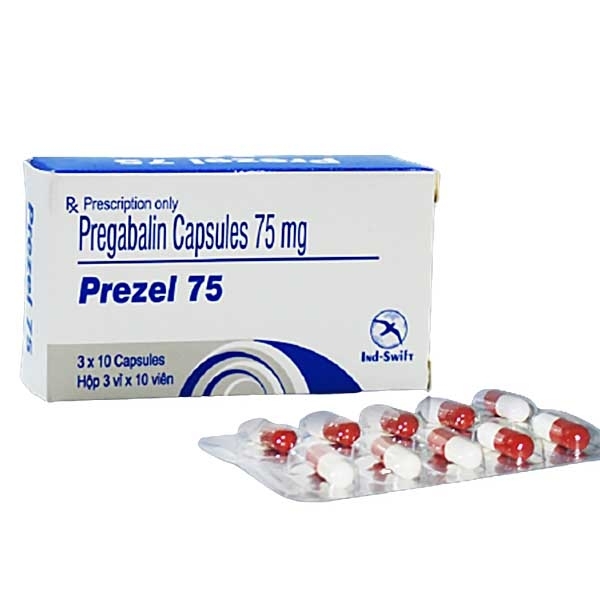 Hình ảnh Thuốc Prezel 75 IND Swift điều trị đau thần kinh trung ương (3 vỉ x 10 viên)