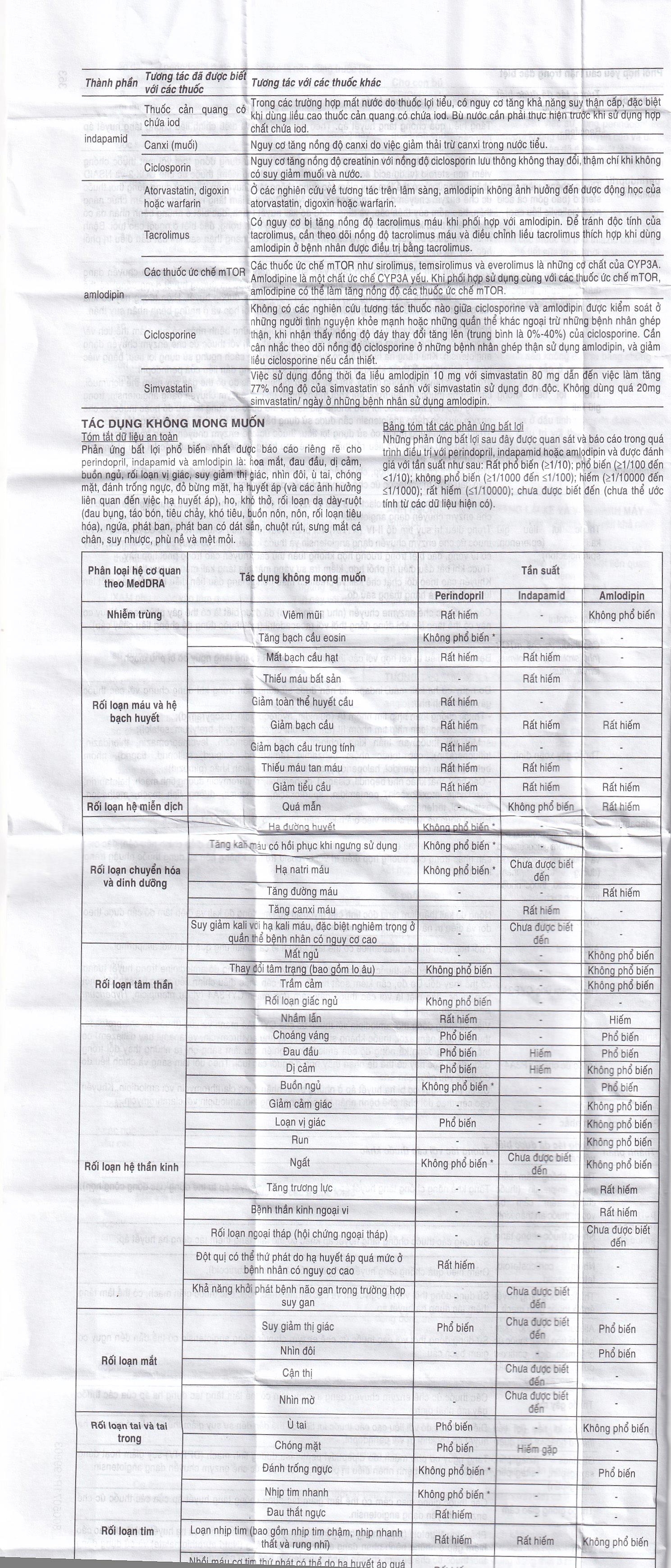 Hình ảnh Thuốc Triplixam 5mg/1.25mg/5mg Servier điều trị tăng huyết áp (30 viên)