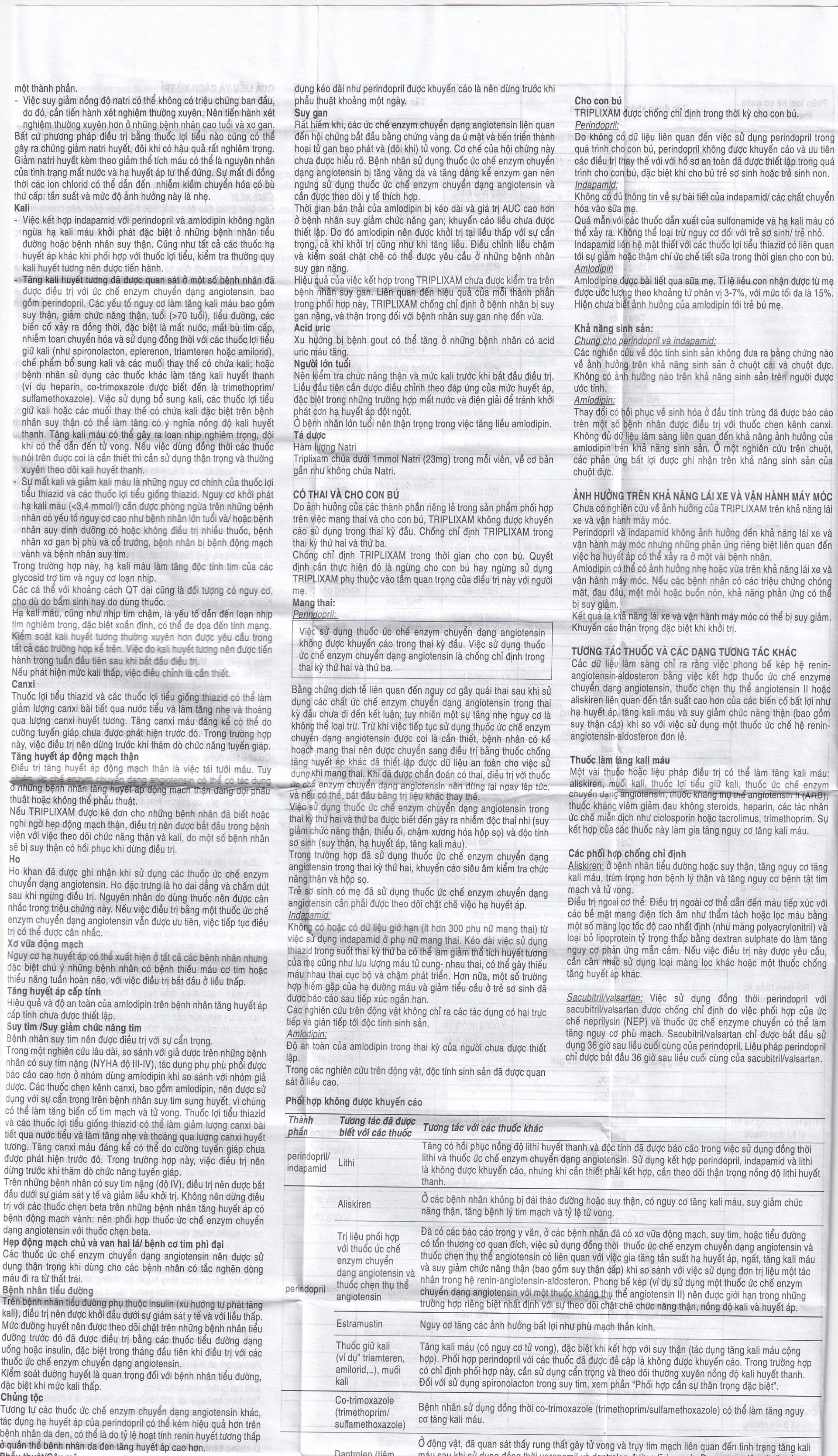 Hình ảnh Thuốc Triplixam 5mg/1.25mg/5mg Servier điều trị tăng huyết áp (30 viên)