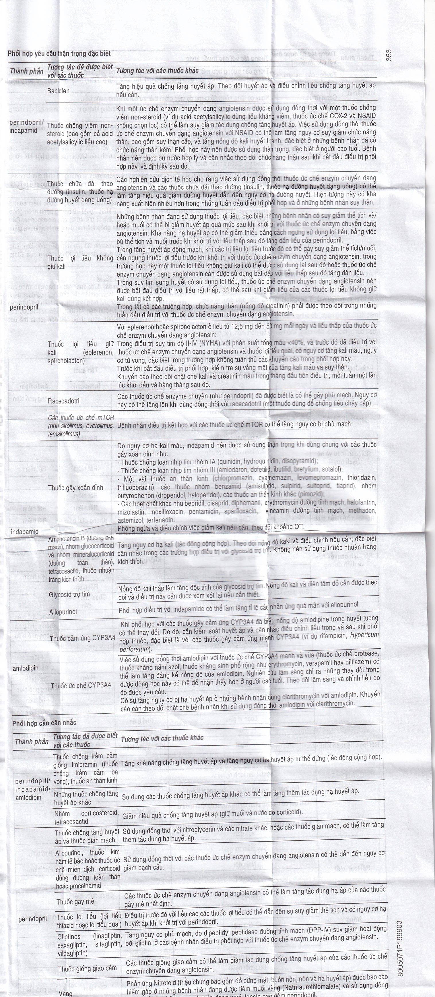 Hình ảnh Thuốc Triplixam 5mg/1.25mg/5mg Servier điều trị tăng huyết áp (30 viên)