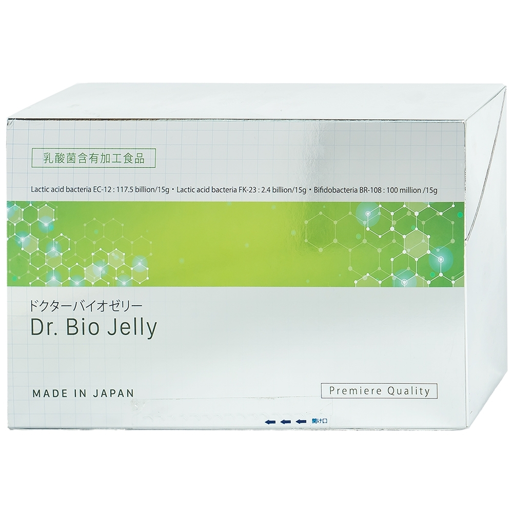 Hình ảnh Thạch men tiêu hóa Dr.bio Jelly Makishokuhin bổ sung các vi khuẩn có lợi cho hệ tiêu hóa (15g x 30 gói)