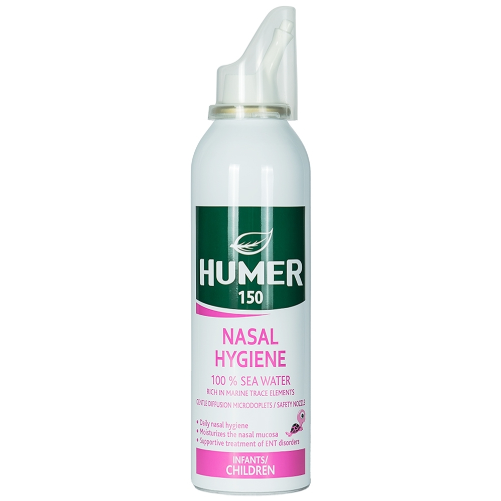 Hình ảnh Dung dịch xịt mũi Humer 150 Nasal Hygiene vệ sinh khoang mũi hàng ngày (150ml)