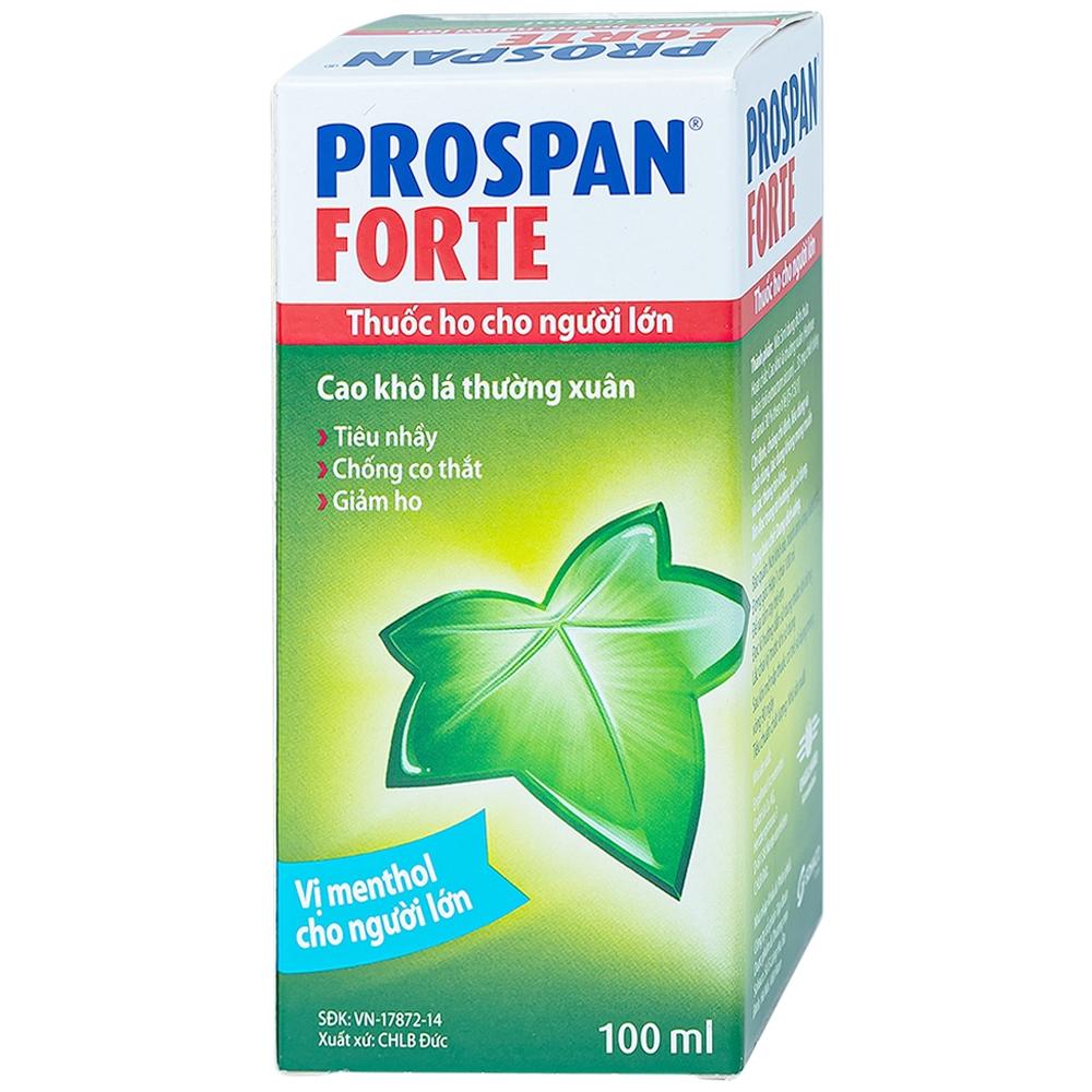 Hình ảnh Thuốc Prospan Forte Engelhard điều trị viêm đường hô hấp cấp (100ml) 