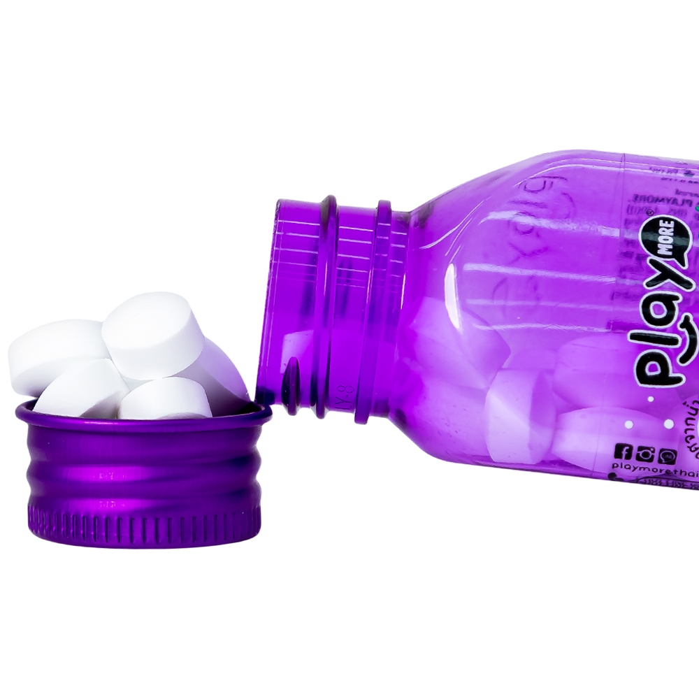 Hình ảnh Kẹo the PlayMore hương Nho thơm miệng, mát họng, giảm stress (22g)