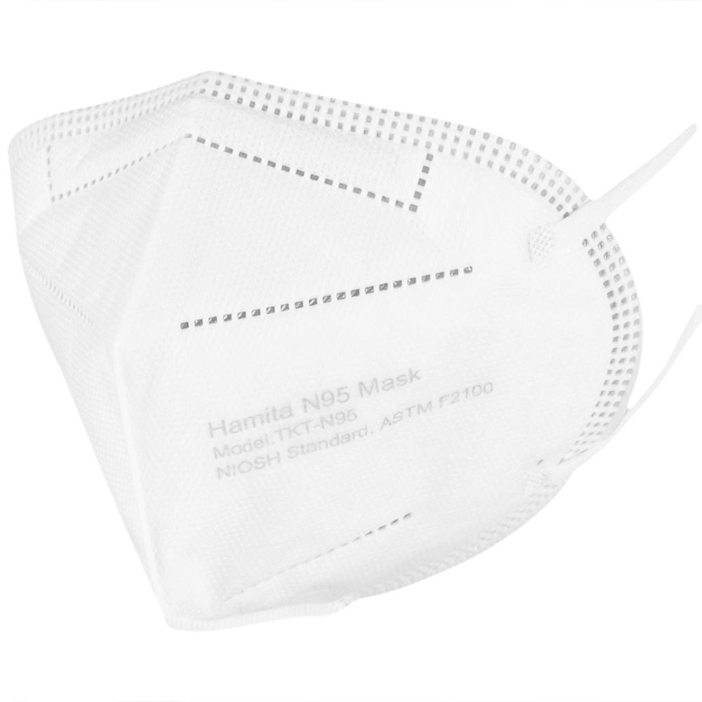 Hình ảnh Khẩu trang N95 Hamita ngăn bụi, kháng khuẩn (10 cái)