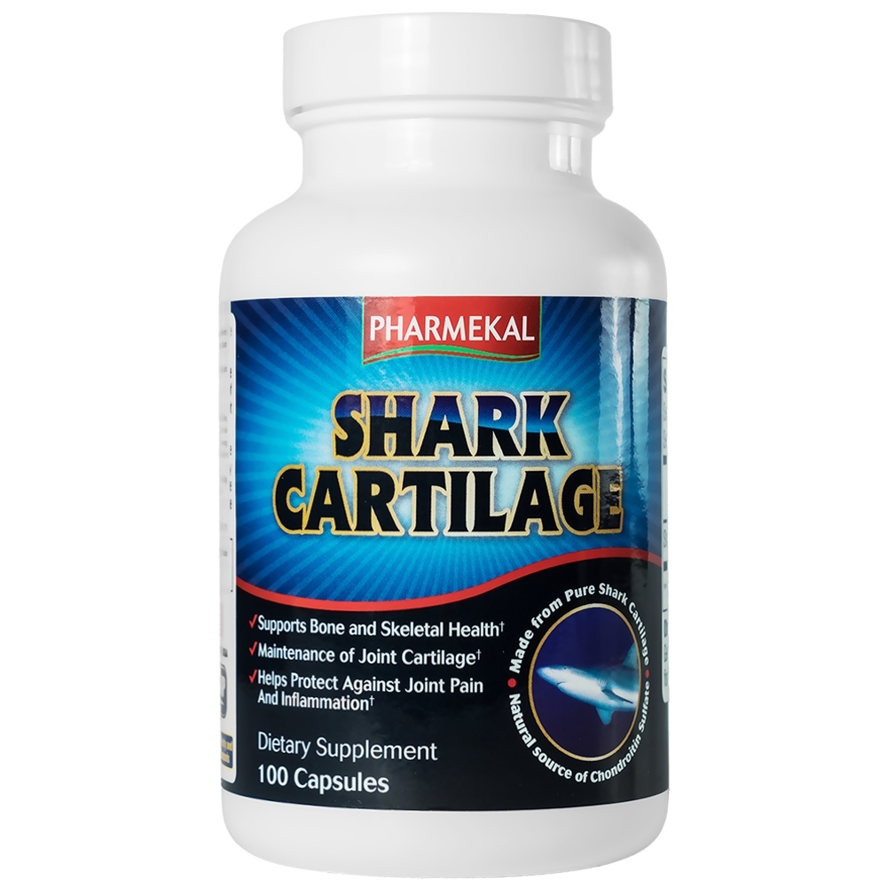 Hình ảnh Viên uống Shark Cartilage Pharmekal giúp phục hồi và tái tạo mô sụn khớp (100 viên)