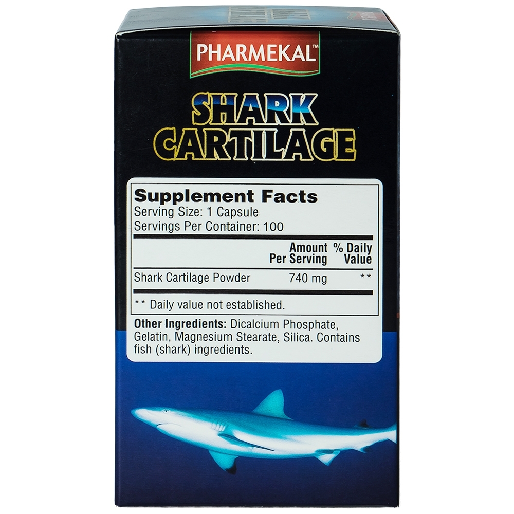 Hình ảnh Viên uống Shark Cartilage Pharmekal giúp phục hồi và tái tạo mô sụn khớp (100 viên)