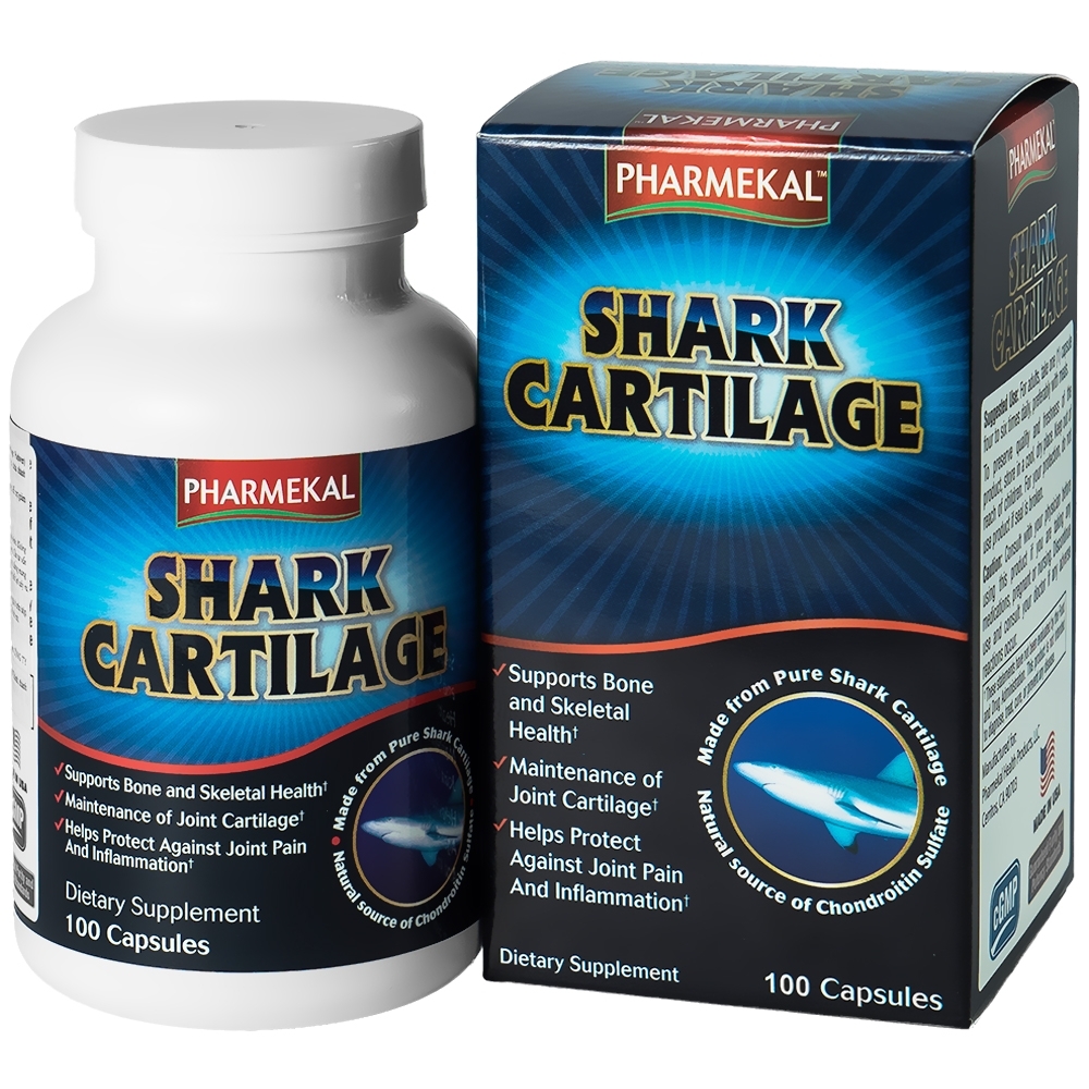 Hình ảnh Viên uống Shark Cartilage Pharmekal giúp phục hồi và tái tạo mô sụn khớp (100 viên)