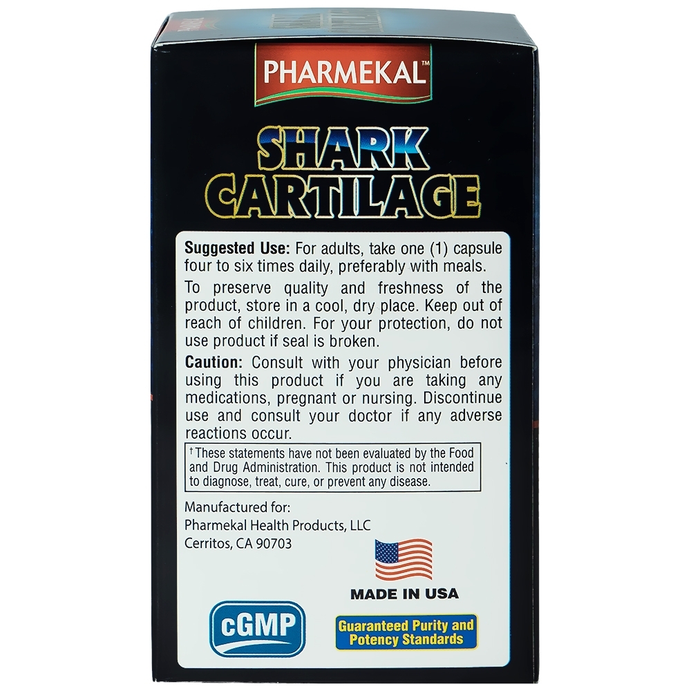 Hình ảnh Viên uống Shark Cartilage Pharmekal giúp phục hồi và tái tạo mô sụn khớp (100 viên)