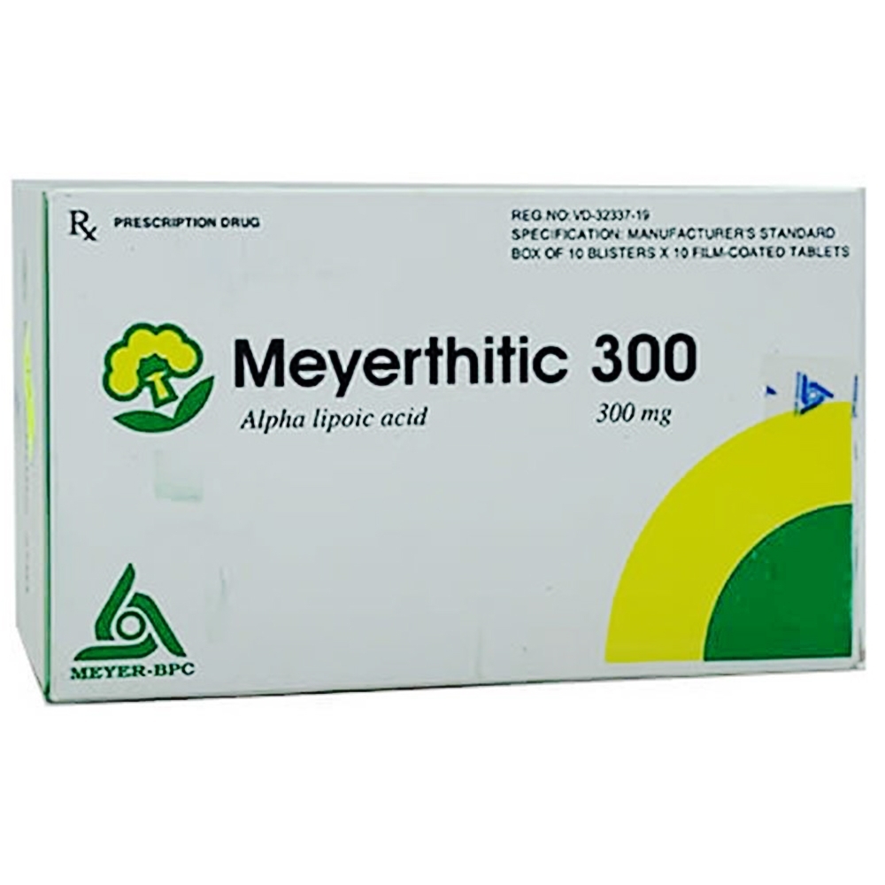 Hình ảnh Thuốc Meyerthitic 300mg Meyer điều trị duy trì các rối loạn cảm giác (10 vỉ x 10 viên)