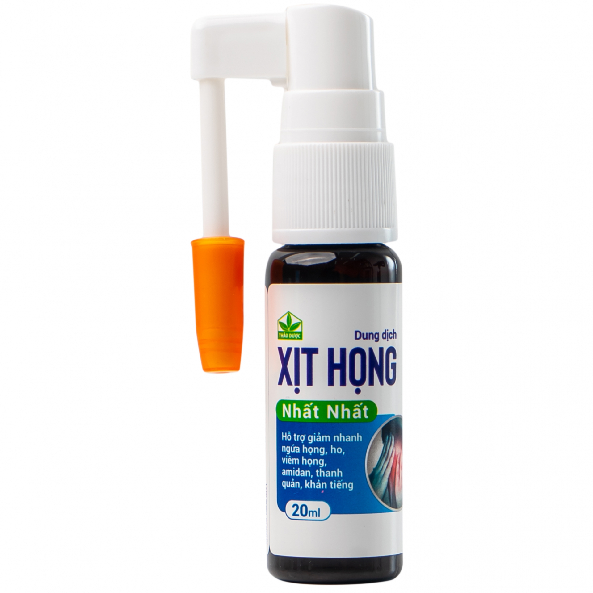 Hình ảnh Dung dịch Xịt Họng Nhất Nhất hỗ trợ giảm ngứa họng, ho, viêm họng (20ml)