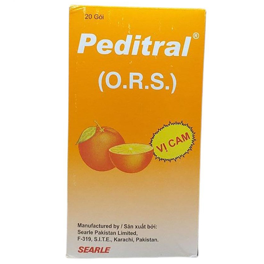Hình ảnh Thuốc Peditral (O.R.S.) Searle điều trị chứng mất nước, chất điện giải (20 gói)