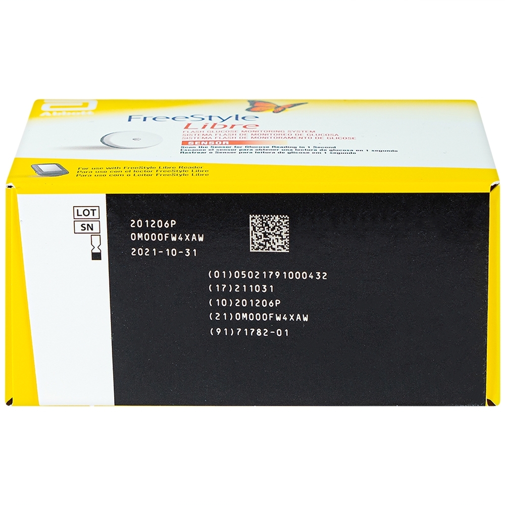 Hình ảnh Bộ cảm biến Freestyle Libre Flash Glucose Monitoring Sensor Abbott kiểm tra đường huyết trong một giây