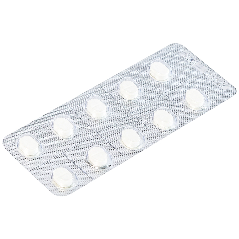 Hình ảnh Thuốc Amlodipin 5mg Trường Thọ điều trị tăng huyết áp, đau thắt ngực (3 vỉ x 10 viên)