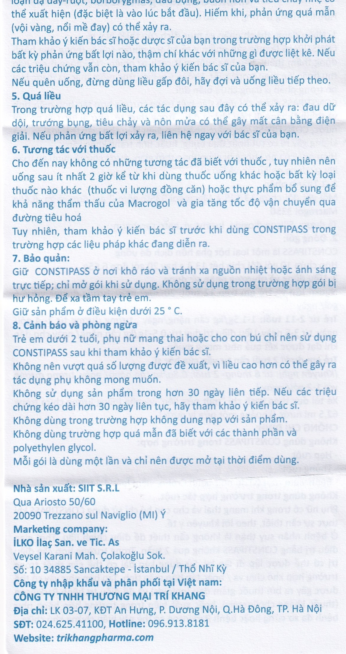 Hình ảnh Bột nhuận tràng Constipass Wellcare bổ trợ nhuận tràng, khắc phục chứng táo bón (20 gói)