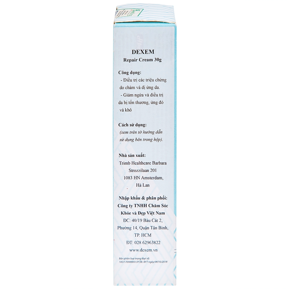Hình ảnh Kem Dexem Eczema Repair Cream điều trị các triệu chứng của bệnh chàm và dị ứng da (30g)