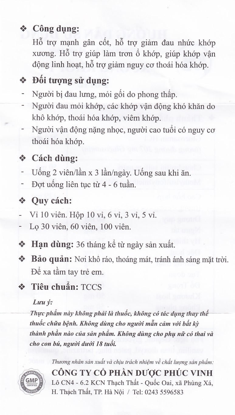 Hình ảnh Viên nang mềm Xương Khớp PV Forte hỗ trợ khớp, giảm nguy cơ thoái hóa khớp (60 viên)