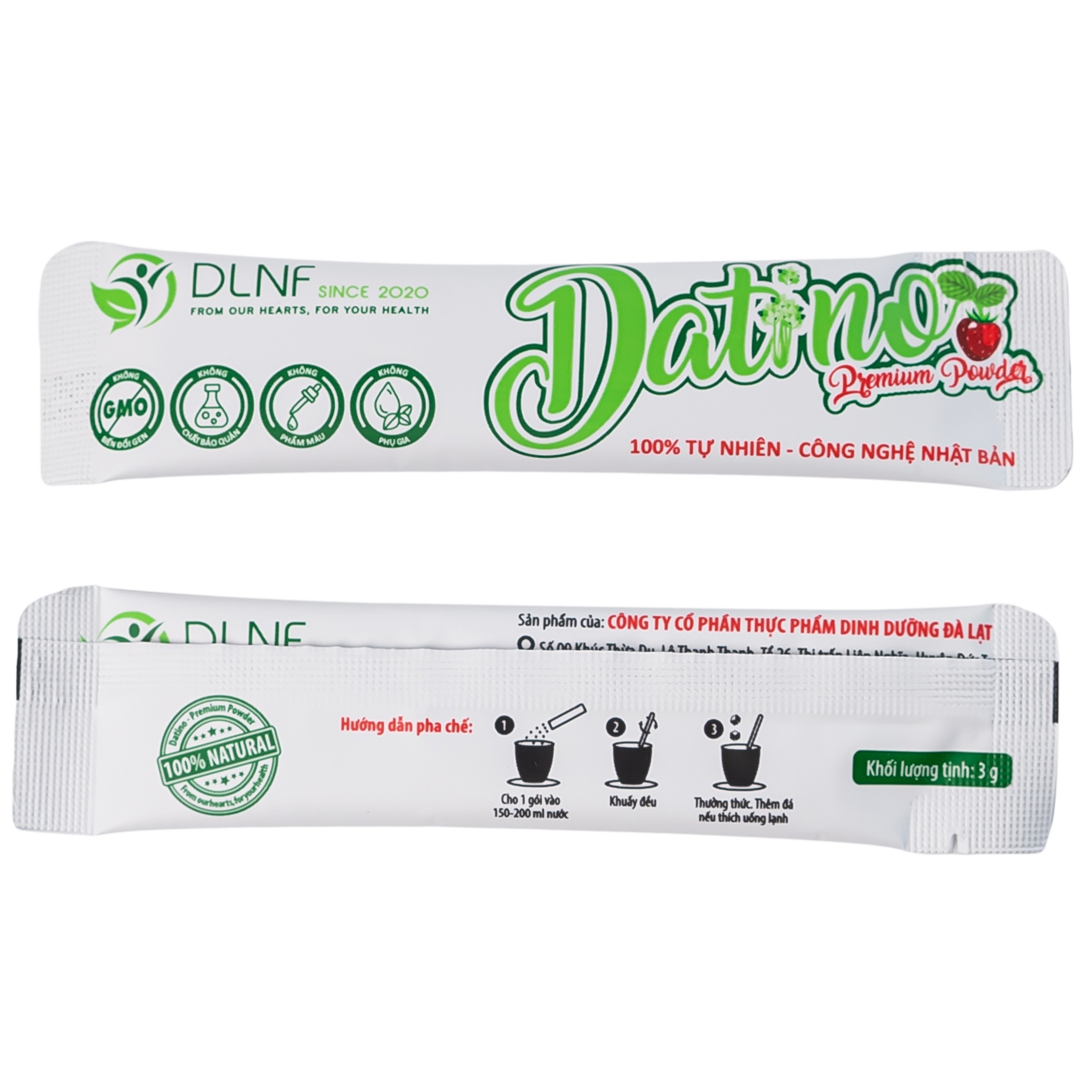 Hình ảnh Bột Rau Má Datino (3g x 15 gói)