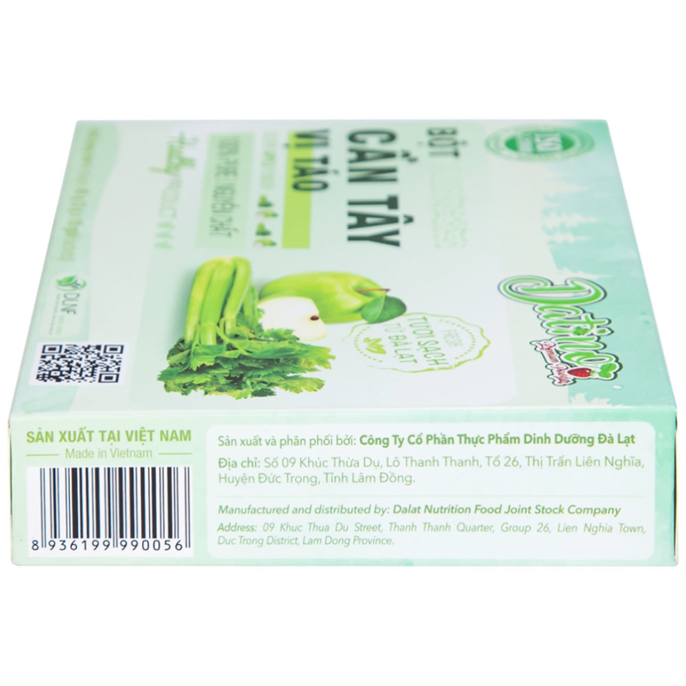 Hình ảnh Bột Cần Tây vị táo Datino hỗ trợ giảm cholesterol xấu trong máu (3g x 15 gói)