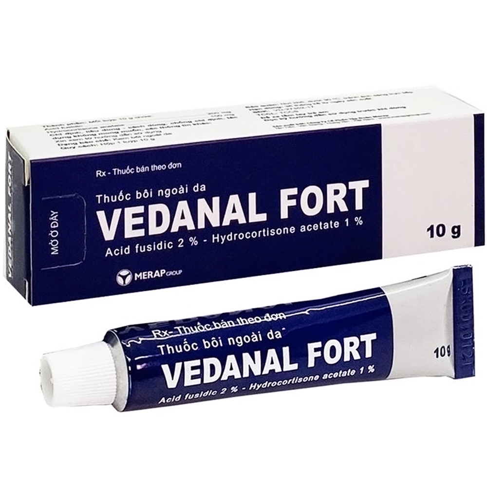 Hình ảnh Thuốc bôi ngoài da Vedanal Fort Merap hỗ trợ điều trị viêm da dị ứng, viêm da tiếp xúc (10g)