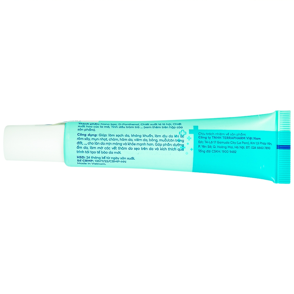 Hình ảnh Kem bôi Dizigone Nano Bạc Terrapharm hỗ trợ kháng khuẩn, tái tạo da và ngăn ngừa sẹo (25g)