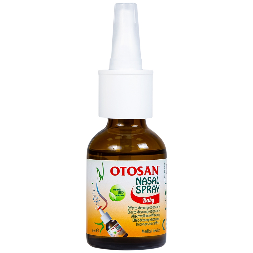 Hình ảnh Xịt mũi trẻ em Otosan Nasal Spray Baby làm sạch sâu các hốc mũi, thông thoáng mũi (30ml)