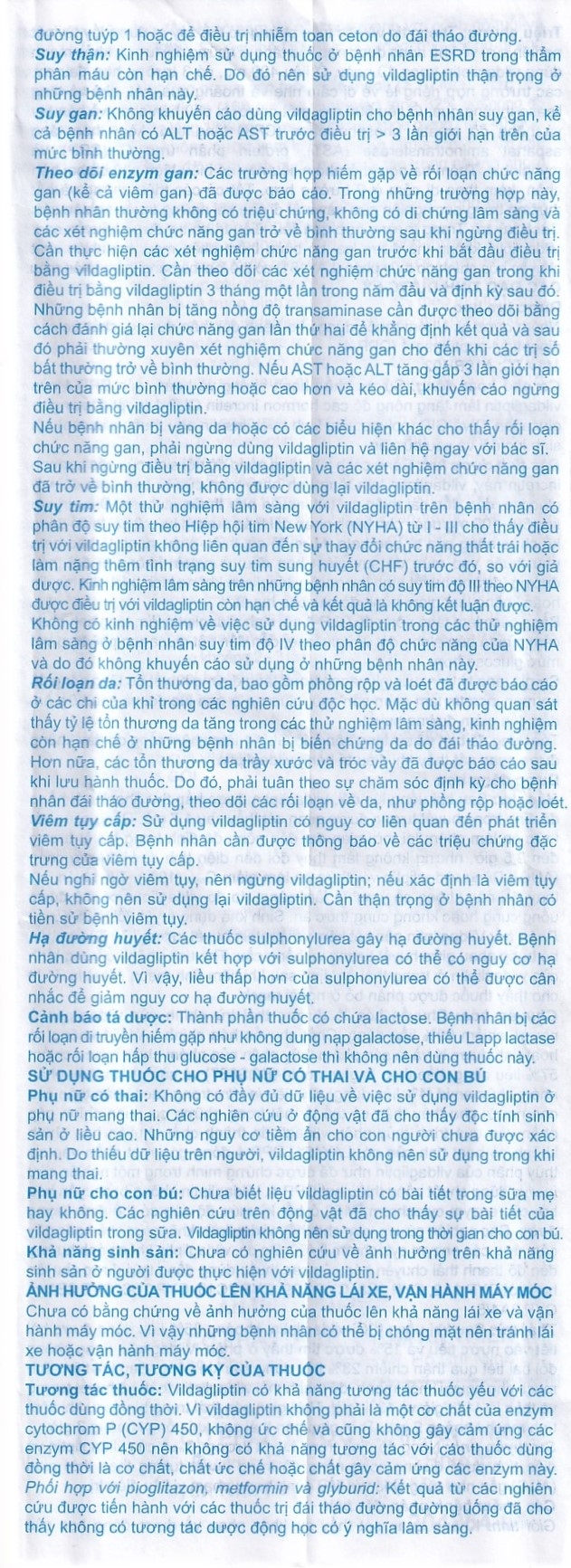 Hình ảnh Thuốc A.T Vildagliptin 50mg An Thiên điều trị đái tháo đường típ 2 (3 vỉ x 10 viên)