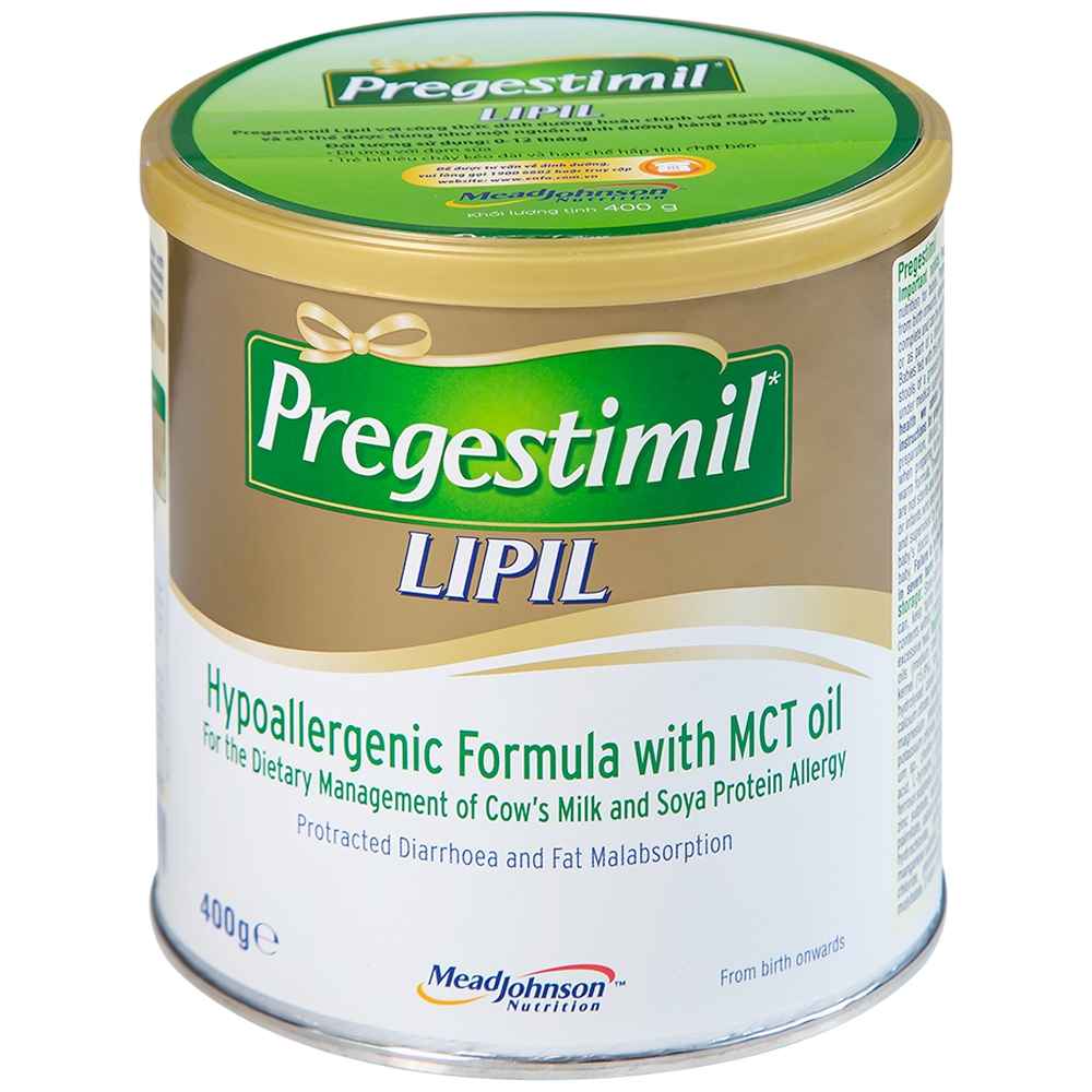 Hình ảnh Sữa Pregestimil Lipil Mead Johnson bổ sung dinh dưỡng hàng ngày cho trẻ (400g)