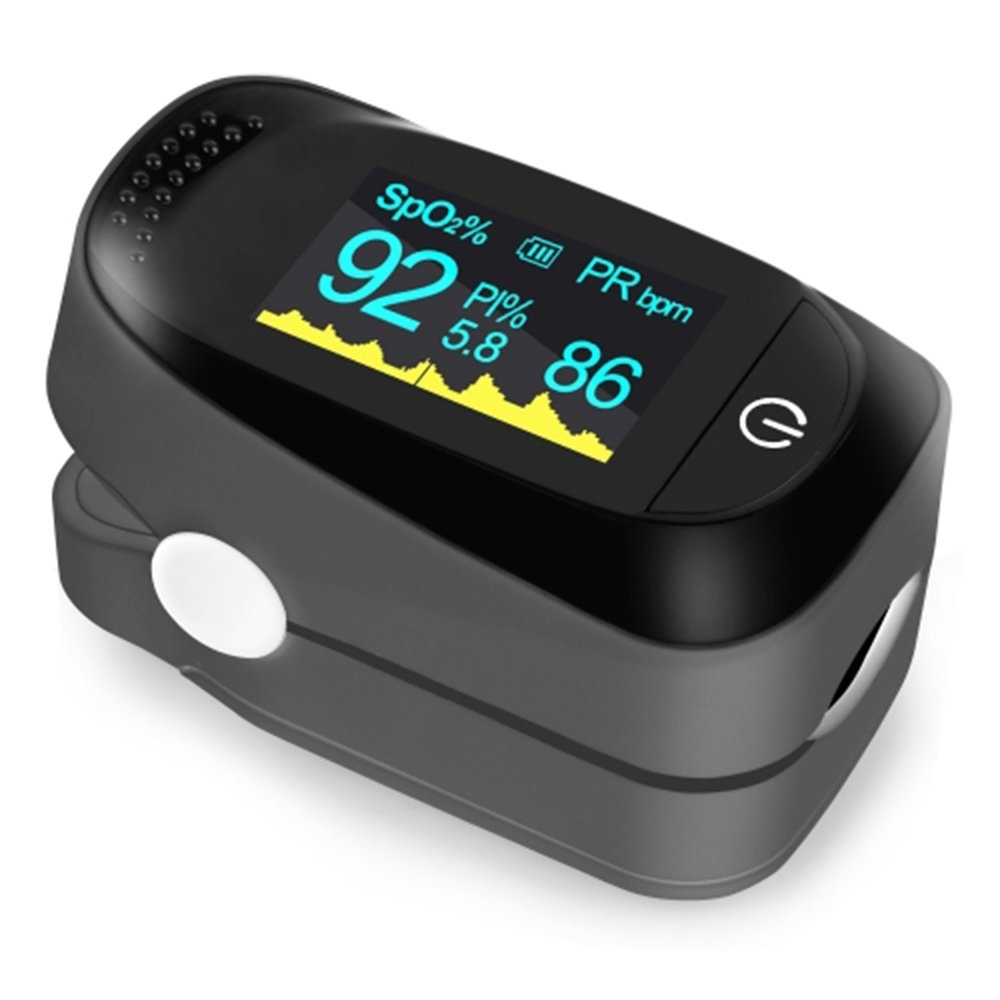 Hình ảnh Máy đo nồng độ oxy trong máu (SPO2) kẹp ngón tay Fingertip Pulse Oximeter A2 hỗ trợ đo nhanh chóng và chính xác