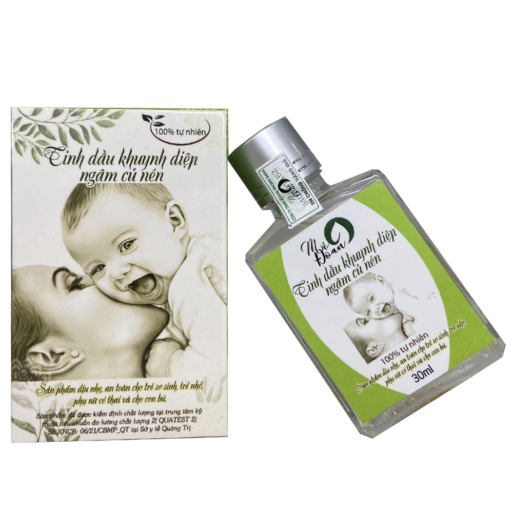 Hình ảnh Tinh dầu khuynh diệp ngâm củ nén Mệ Đoan phòng và điều trị sổ mũi, ngạt mũi (30ml)