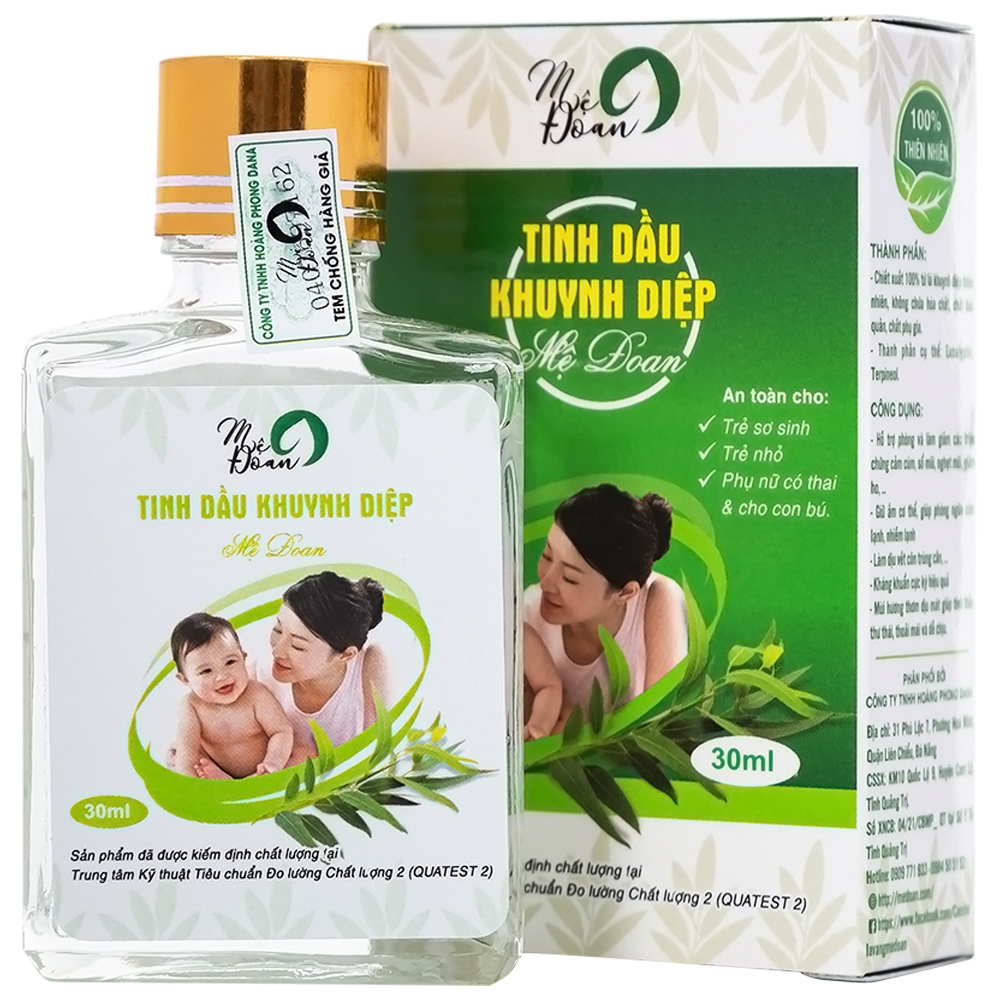 Hình ảnh Tinh dầu Khuynh Diệp Mệ Đoan hỗ trợ phòng và giảm các triệu chứng cảm cúm (30ml)