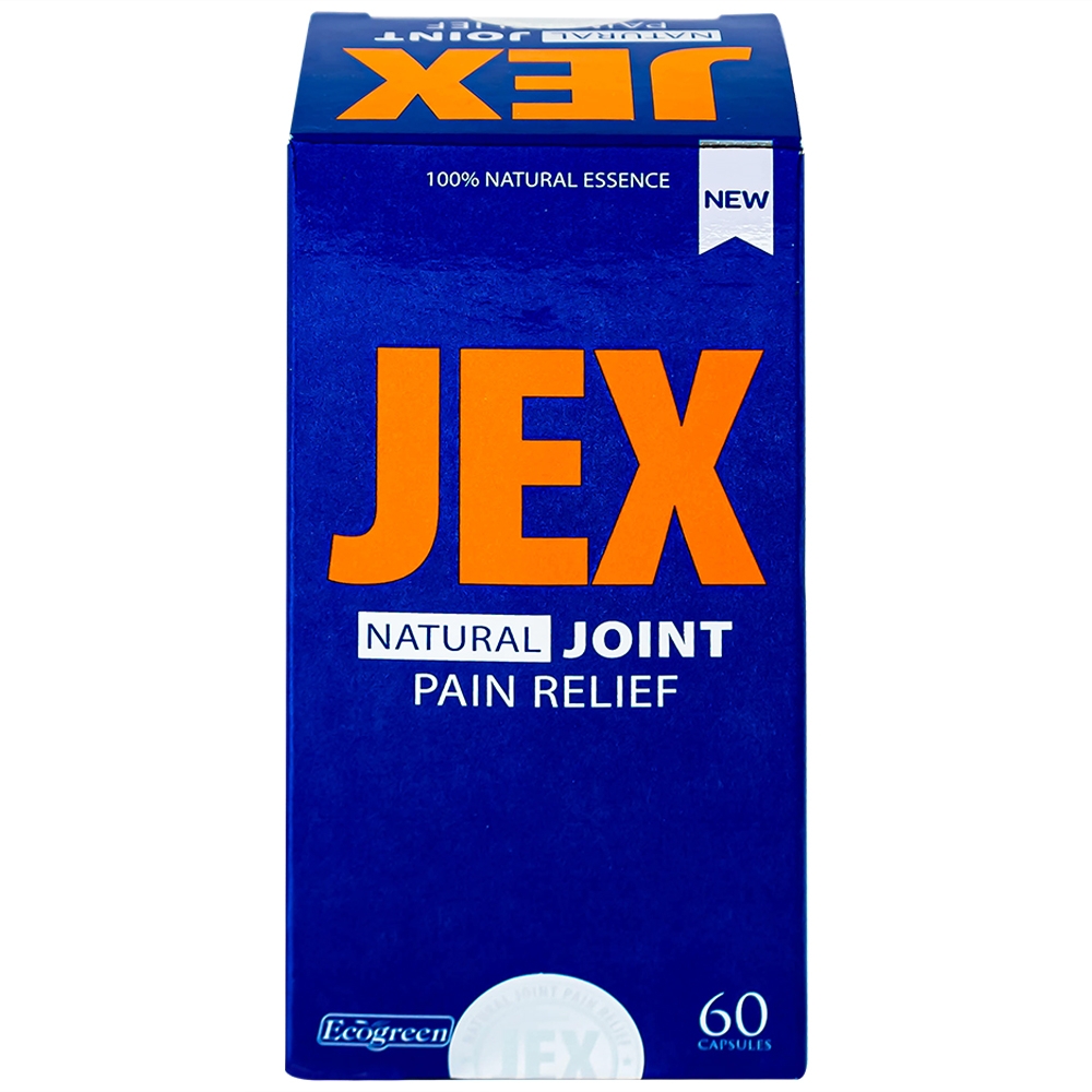Hình ảnh Viên uống Jex Ecogreen hỗ trợ giảm đau trong thoái hoá khớp, viêm khớp (60 viên)