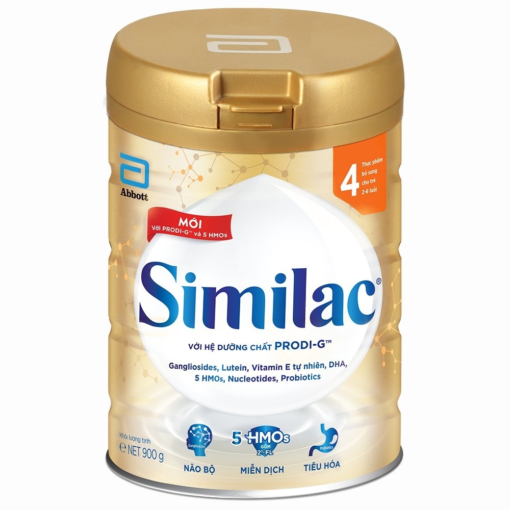 Hình ảnh Sữa bột Similac 4 Abbott bổ sung dinh dưỡng cho trẻ 2 - 6 tuổi (900g)