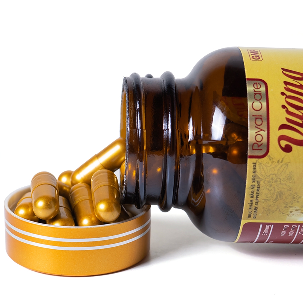 Hình ảnh Viên nang cứng Vương Nữ Khang Royal Care hỗ trợ hạn chế sự phát triển u xơ tử cung, u vú lành tính (60 viên)
