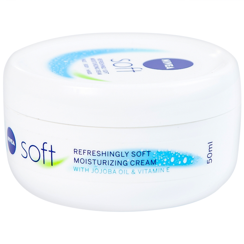 Hình ảnh Kem dưỡng mềm da Nivea Soft bổ sung vitamin E, cân bằng độ ẩm (50ml)
