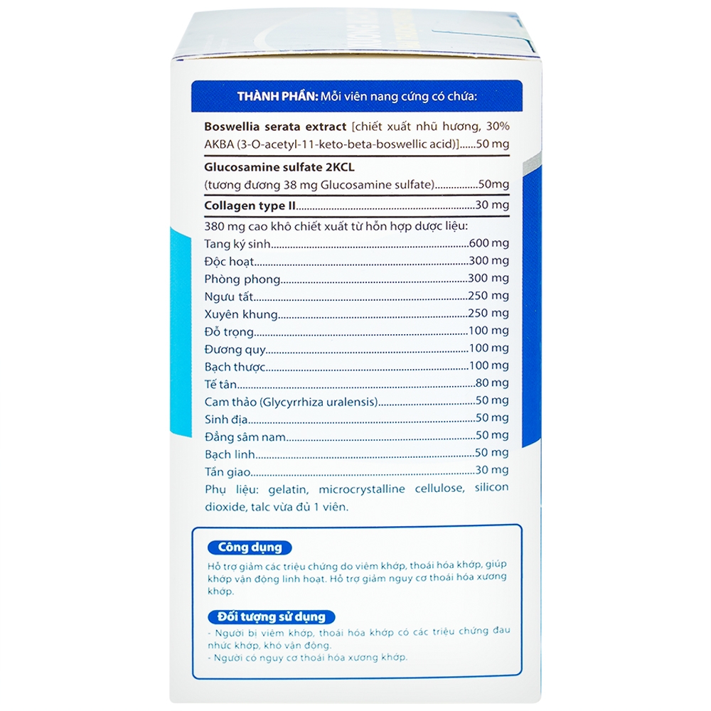 Hình ảnh Viên nang cứng Xương Khớp Hải Thượng Vương hỗ trợ giảm nguy cơ thoái hóa xương khớp (30 viên)