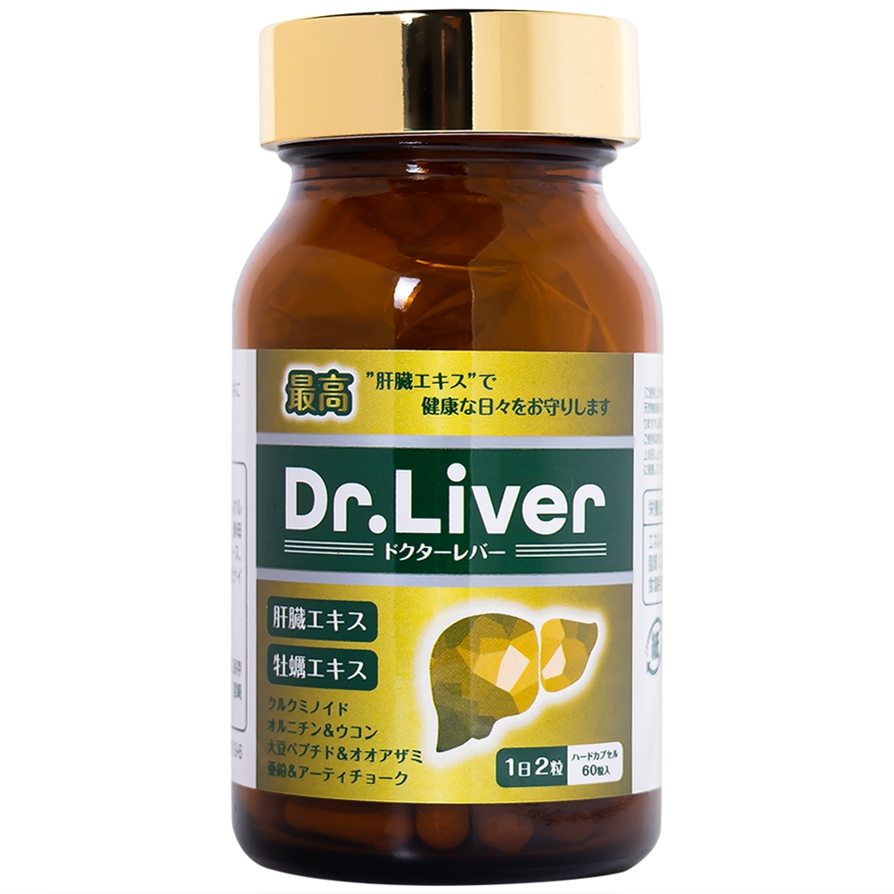 Hình ảnh Viên uống Dr. Liver Jpanwell bổ gan, tăng cường giải độc gan (60 viên) 