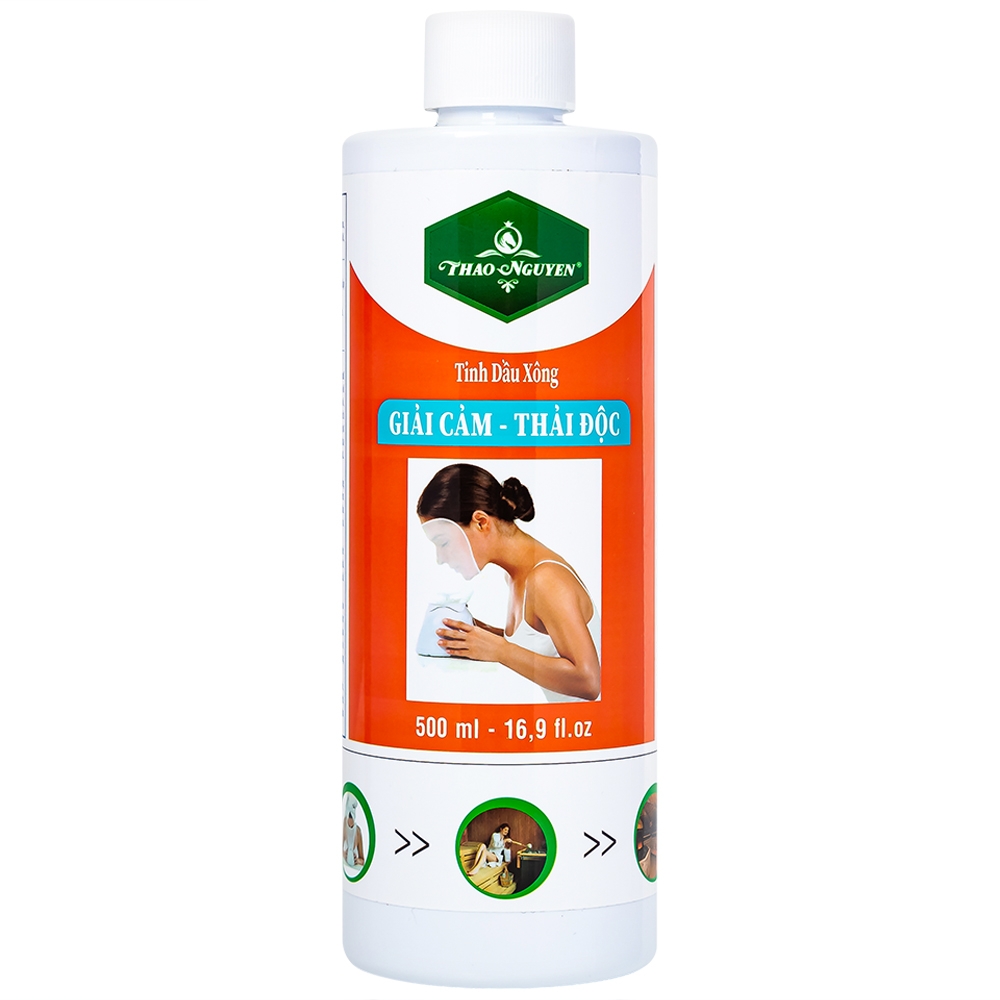 Hình ảnh Tinh dầu xông Thảo Nguyên giải cảm, thải độc ngừa bệnh lây qua đường hô hấp (500ml)