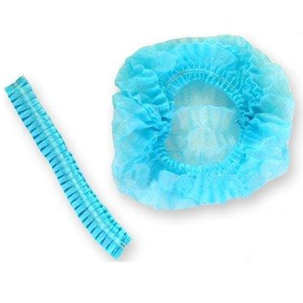 Hình ảnh Mũ Trùm Đầu Y Tế ngăn ngừa lây nhiễm chéo vi khuẩn, virus (100 chiếc)