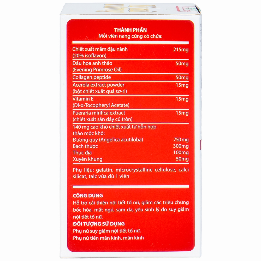 Hình ảnh Viên uống Tố Nữ Vương Royal Care hỗ trợ cải thiện nội tiết tố nữ (30 viên)