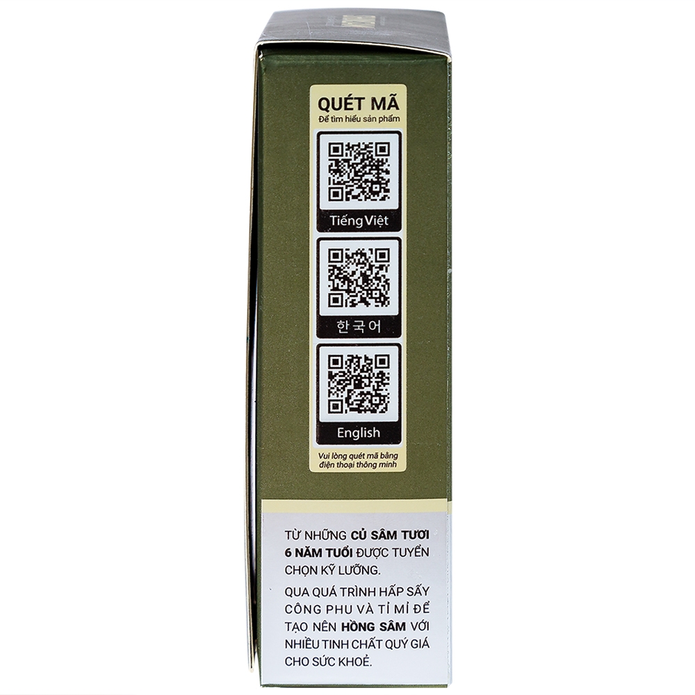 Hình ảnh Viên uống Hồng Sâm Hàn Quốc Shinsam Shinpoong Deawoo hỗ trợ tăng cường sức khỏe (30 viên)