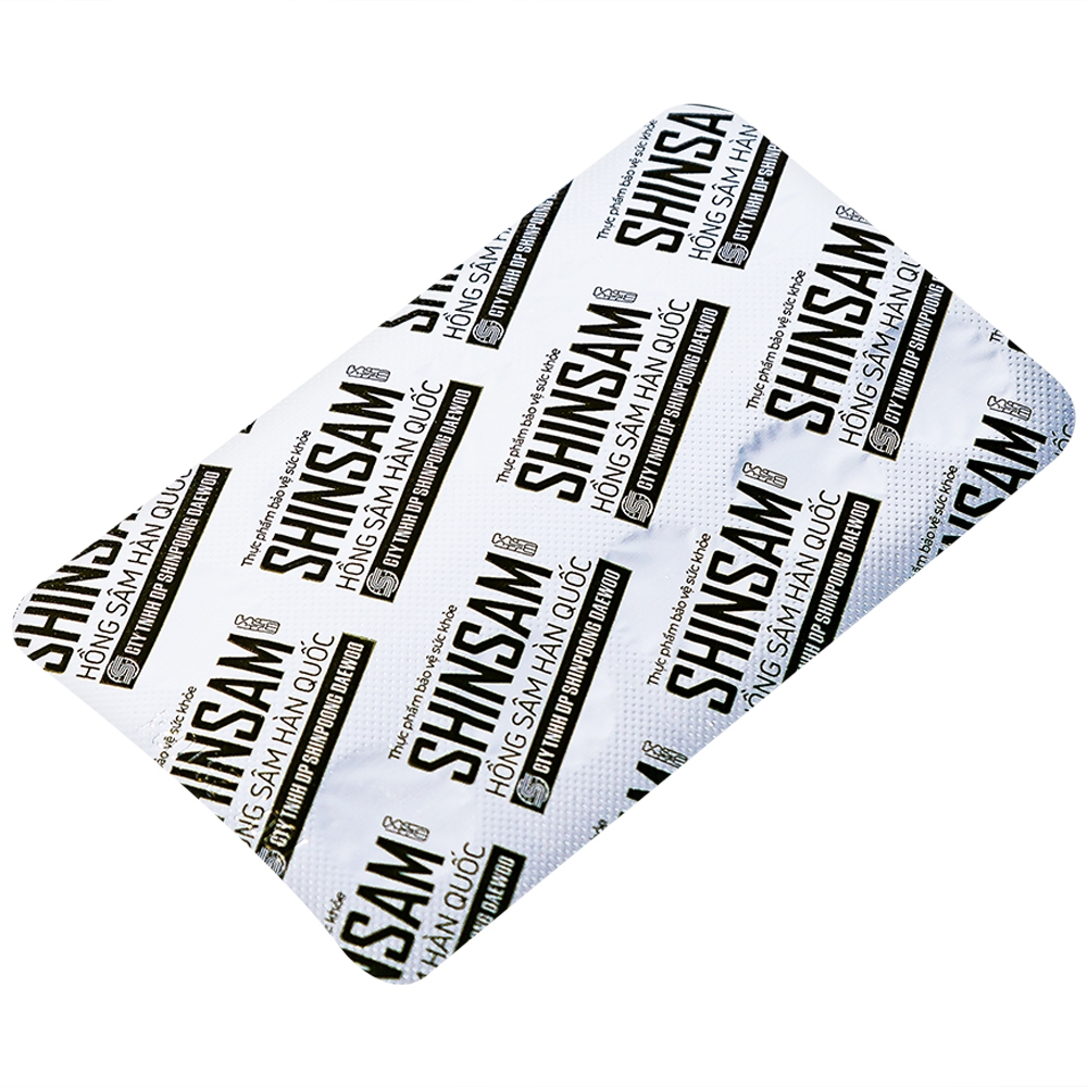 Hình ảnh Viên uống Hồng Sâm Hàn Quốc Shinsam Shinpoong Deawoo hỗ trợ tăng cường sức khỏe (30 viên)
