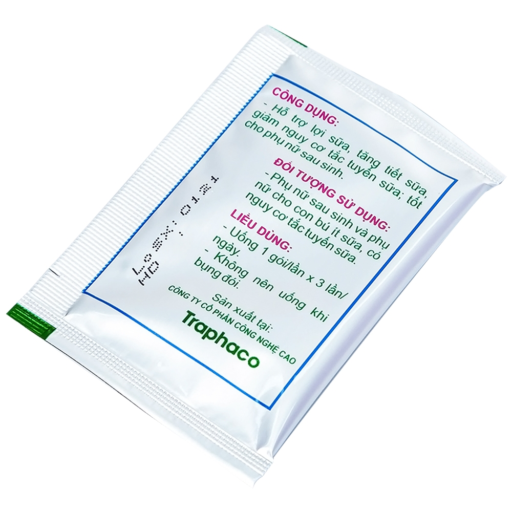 Hình ảnh Cốm lợi sữa TT.Galac Traphaco hỗ trợ lợi sữa, tăng tiết sữa, giảm nguy cơ tắc tuyến sữa (20 gói x 3g)