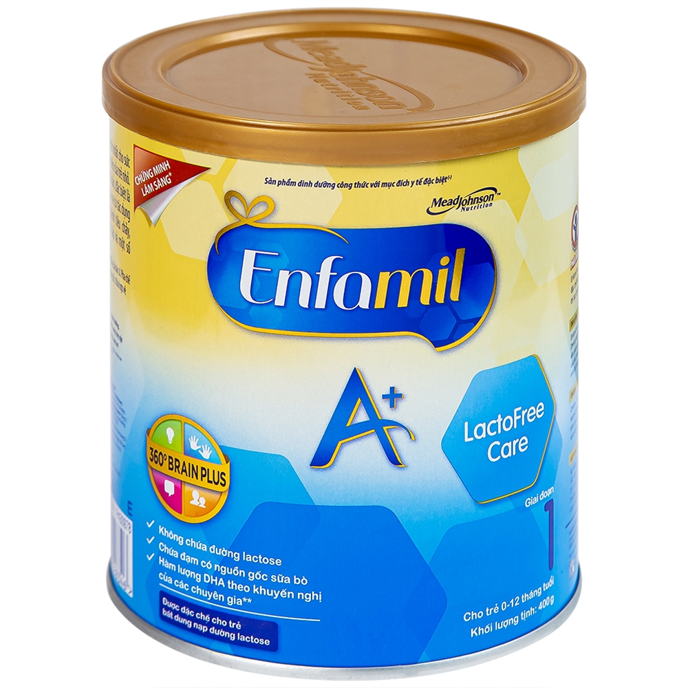Hình ảnh Sữa Enfamil A+ LactoFree Care đặc chế cho trẻ em bị tiêu chảy (Hộp 400g)