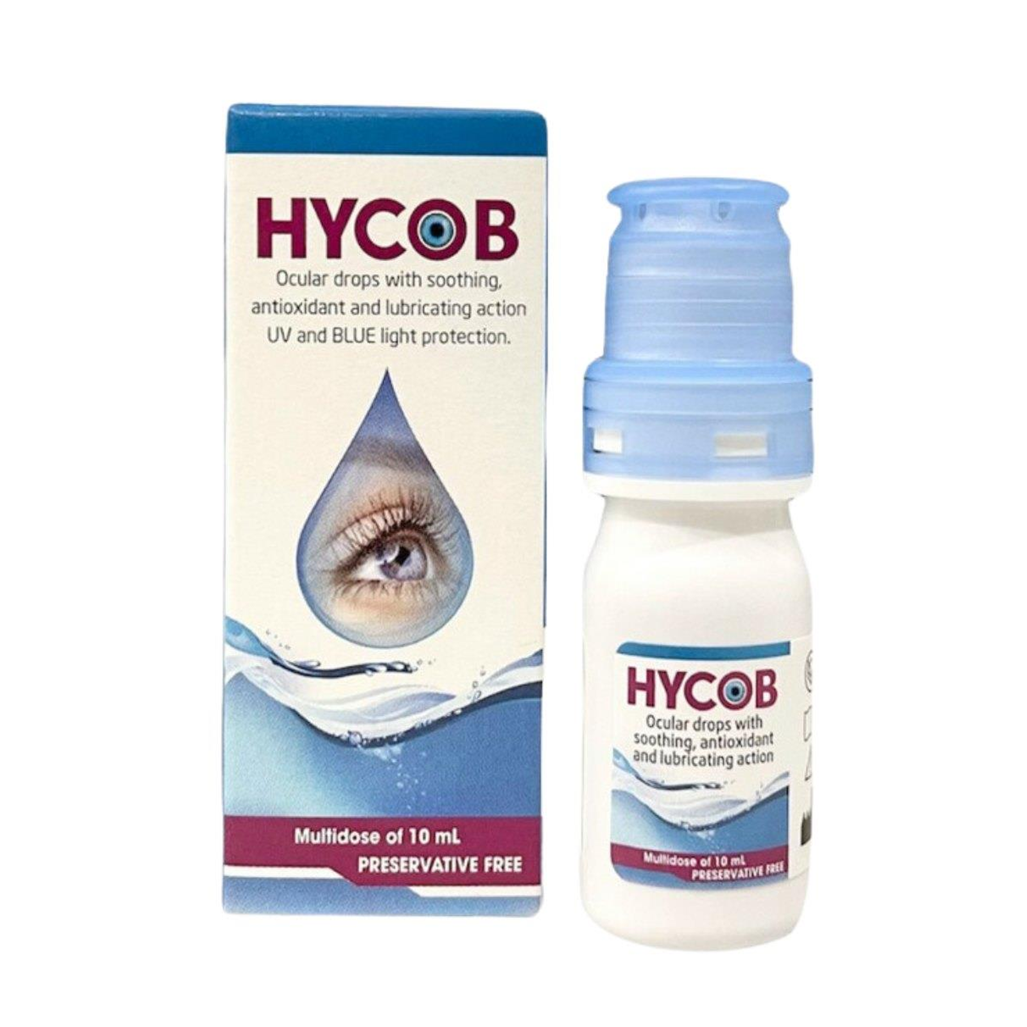 Hình ảnh Dung dịch nhãn khoa Hycob 10ml Sun Medical bôi trơn, tạo độ ẩm cho mắt