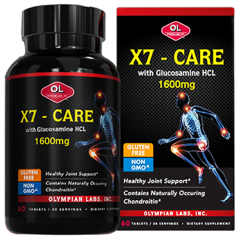 Hình ảnh Viên uống X7-Care 1600mg Olympian tăng cường tái tạo sụn, hỗ trợ sản sinh chất hoạt dịch cho khớp (60 viên)