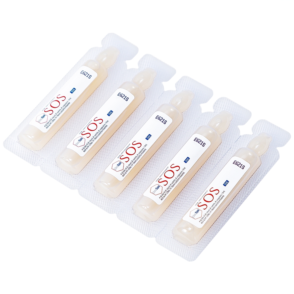 Hình ảnh Bào tử lợi khuẩn Livespo Spobio Sos hỗ trợ làm giảm tiêu chảy cấp (10 ống x 5 ml)
